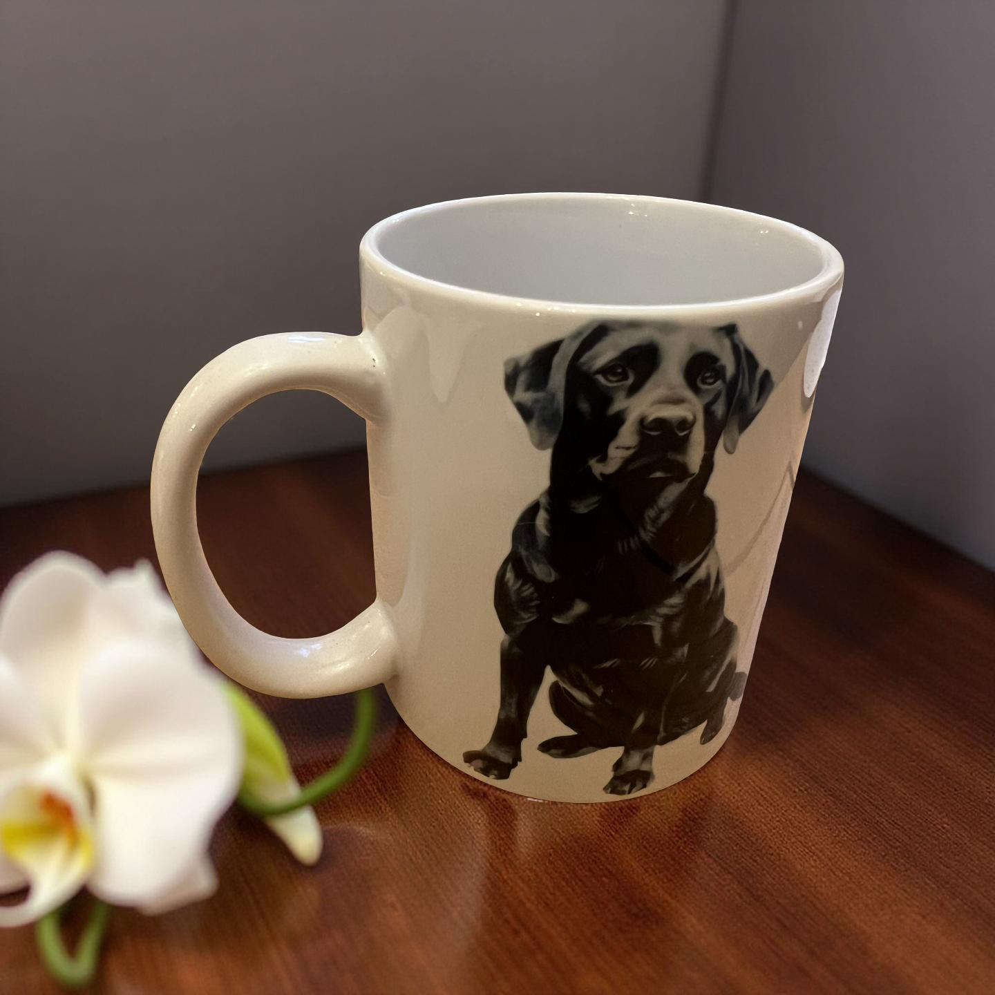 Black Labrador Dog Mug