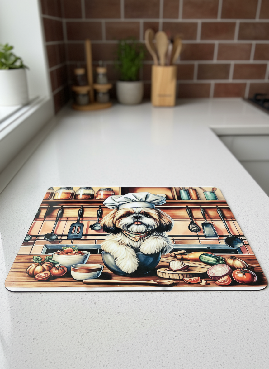 Shih Tzu Chefs Place Mat