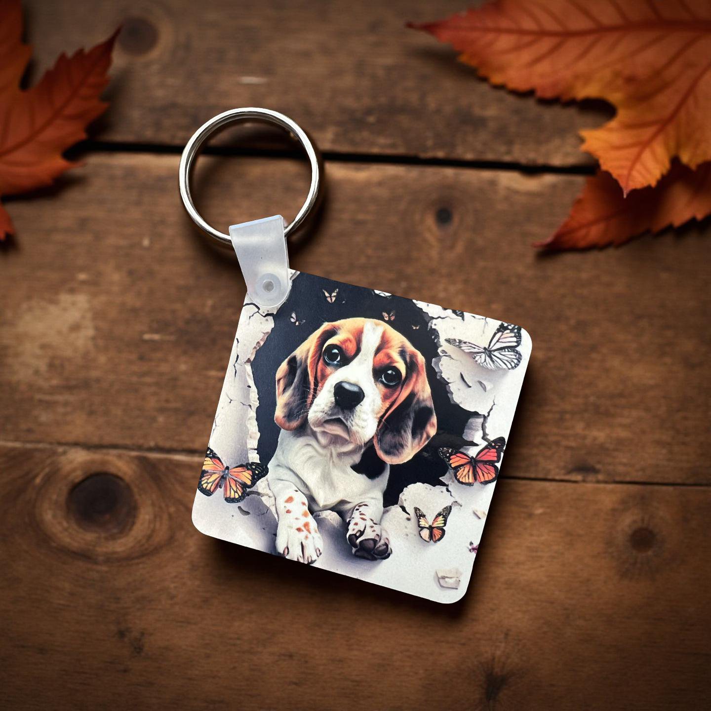Beagle Keyring