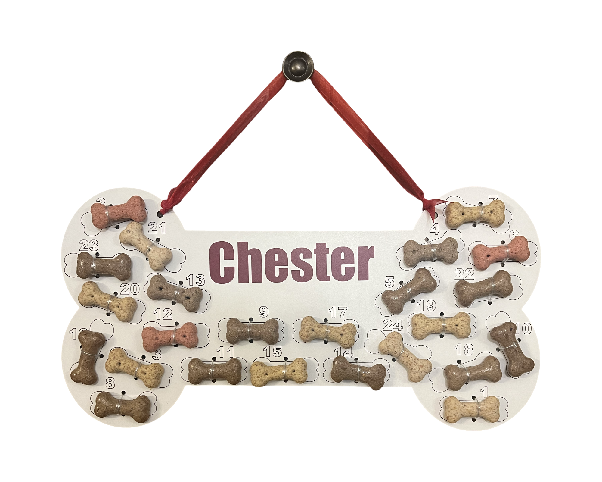Bone Shaped Doggie Advent Calendar