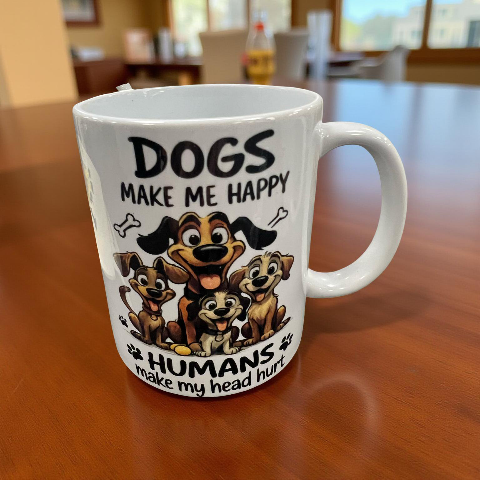 Cartoon Dog Quote Mug
