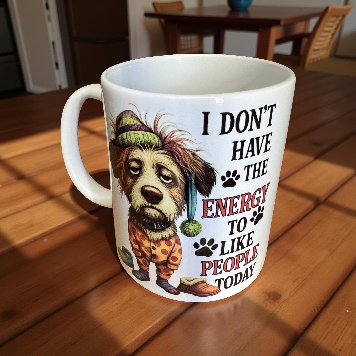 Cartoon Dog Quote Mug