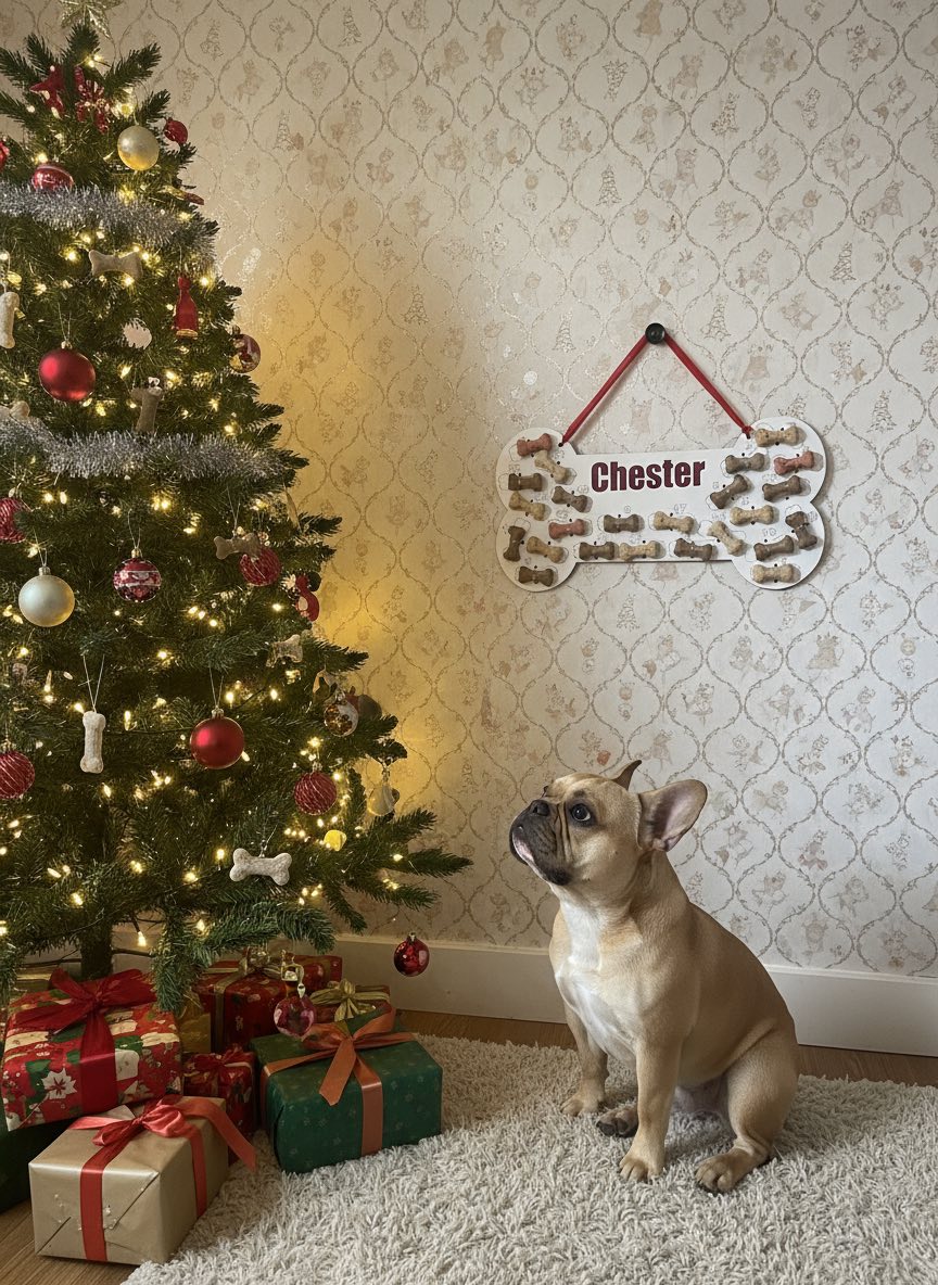 Bone Shaped Doggie Advent Calendar