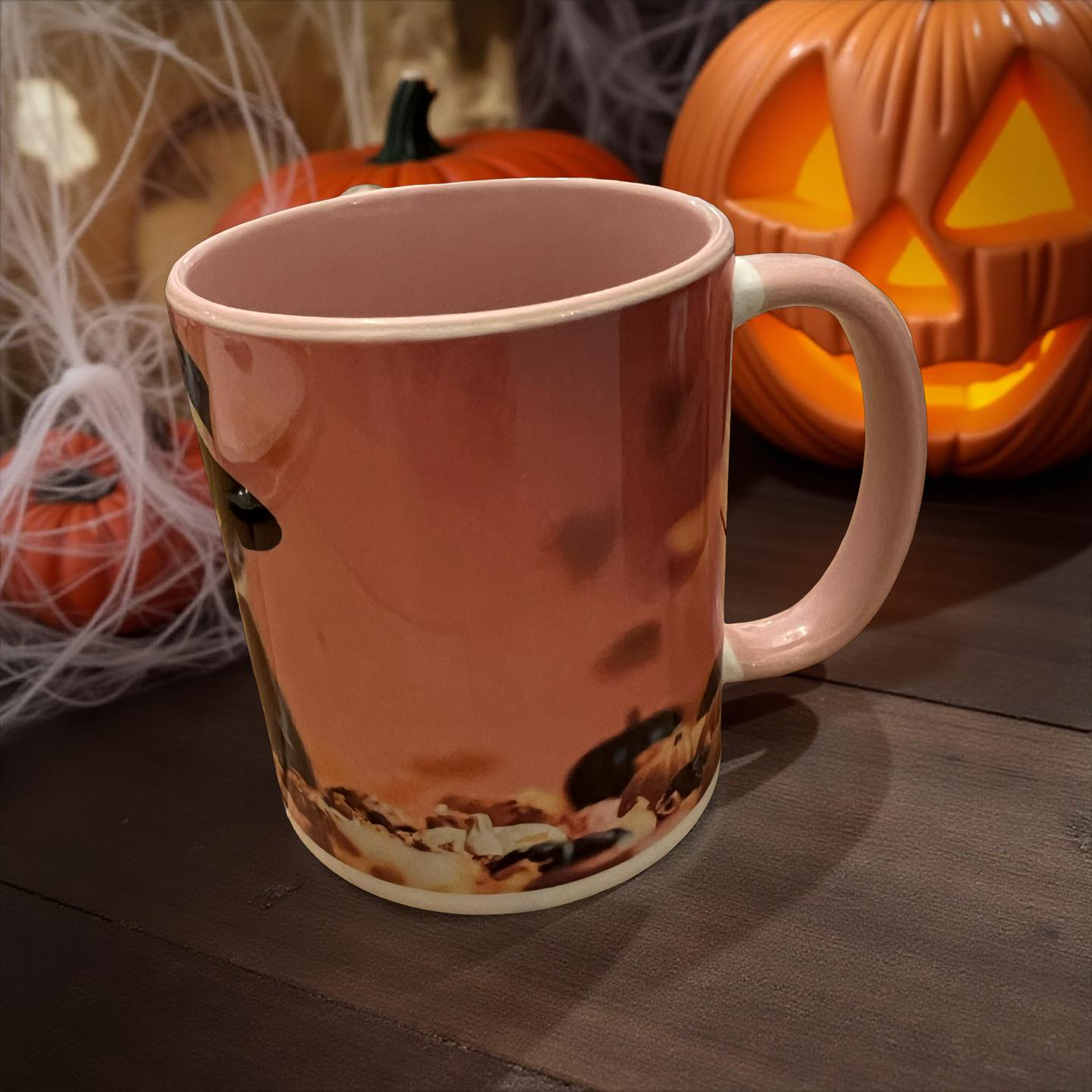 Black Cat Halloween mug