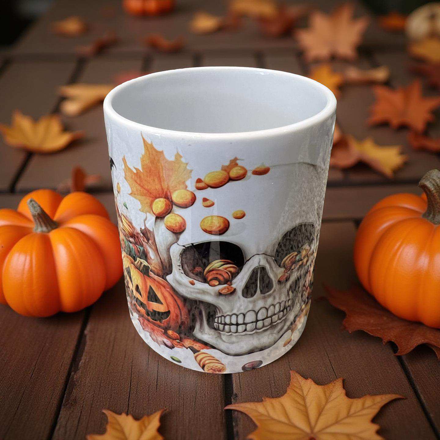 Halloween Skull Mug