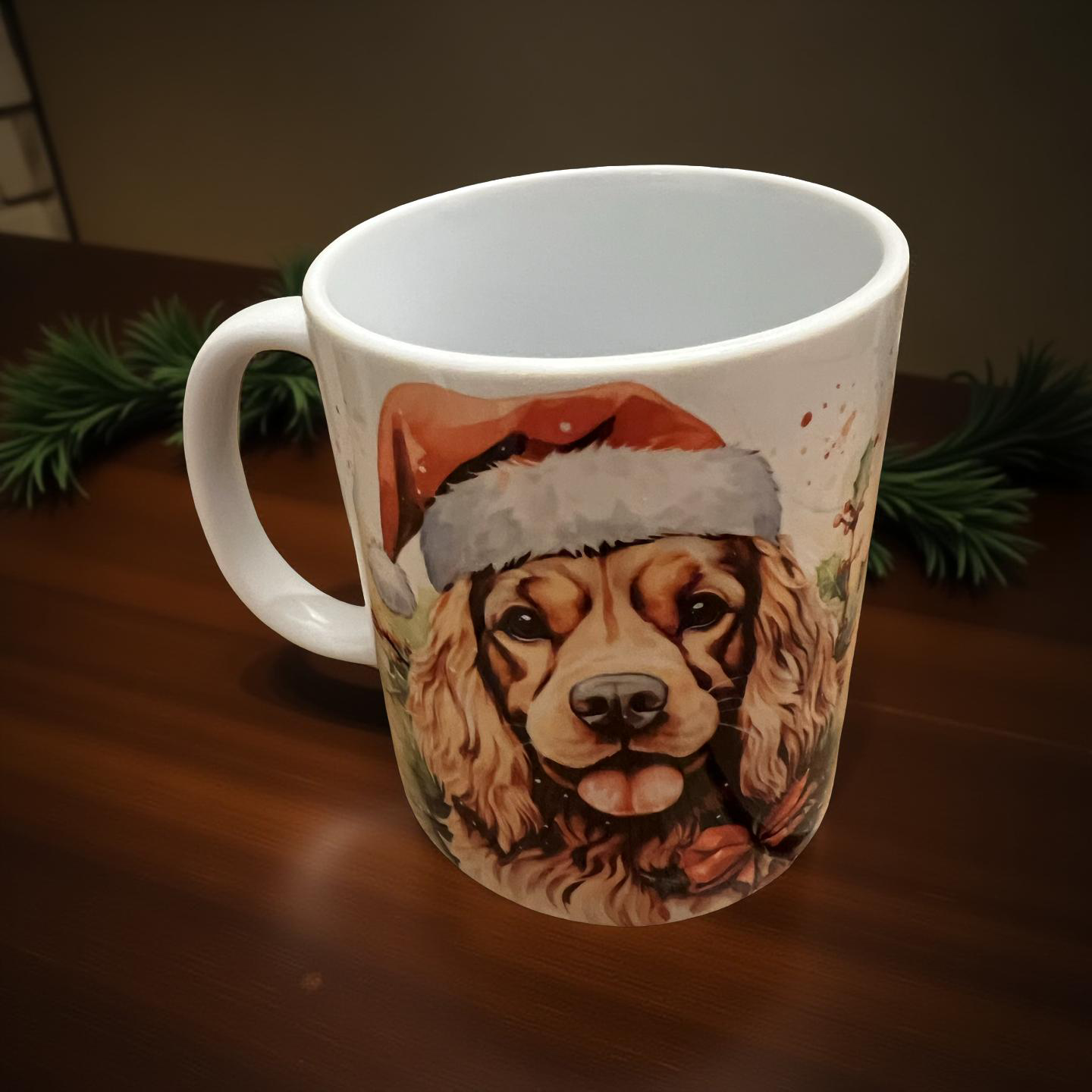 Christmas Cocker Spaniel Dog Mug
