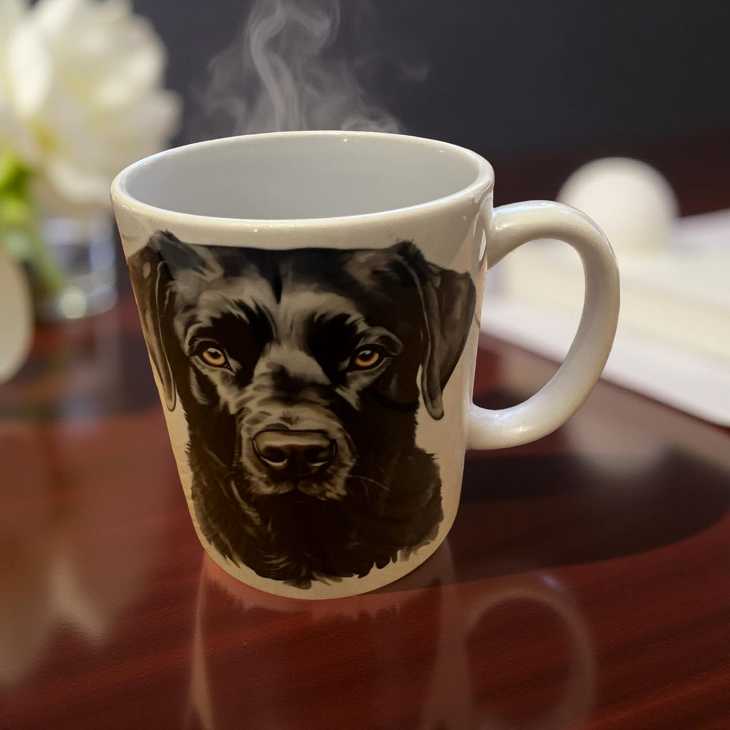 Black Labrador Dog Mug