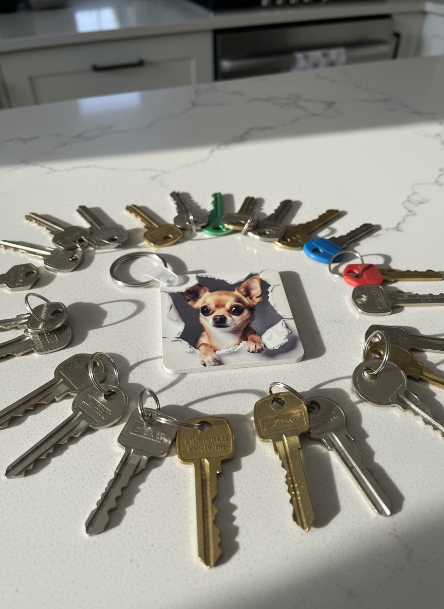 Chihuahua Keyring
