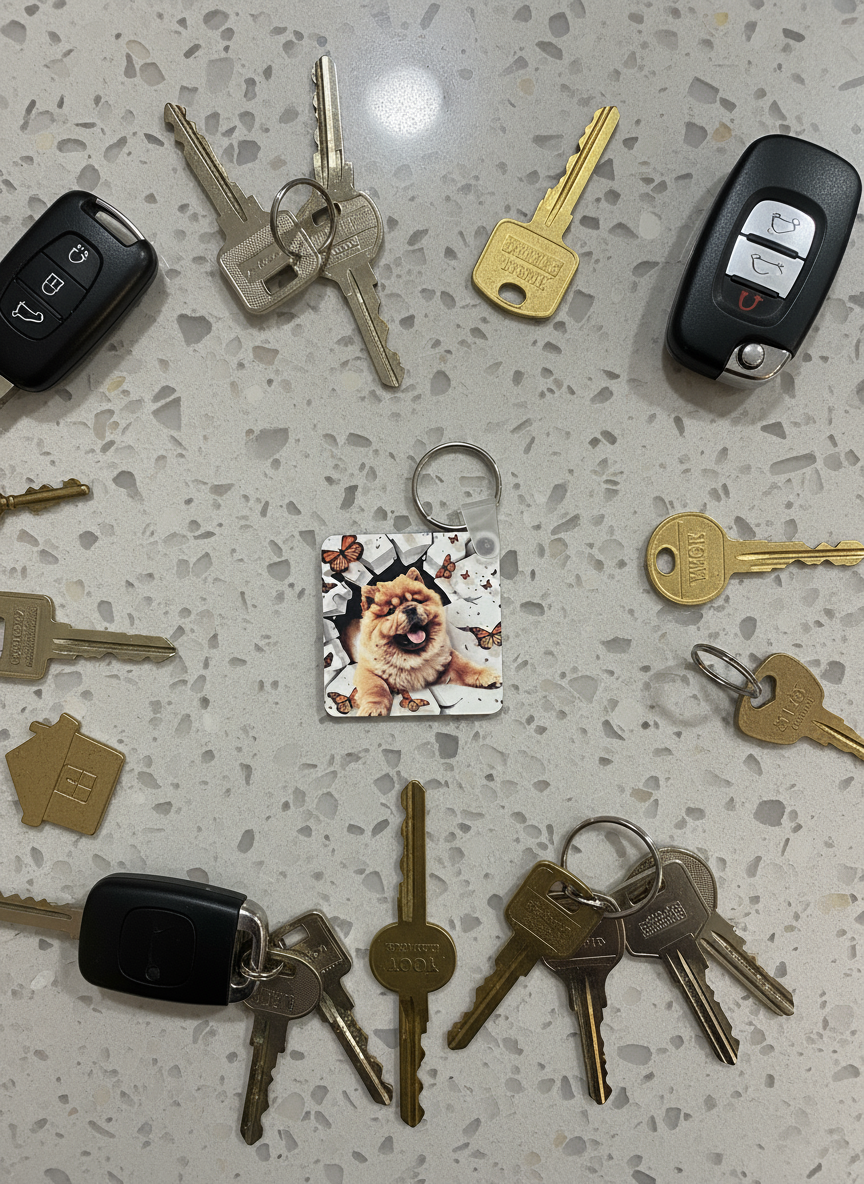 Chow Chow Keyring
