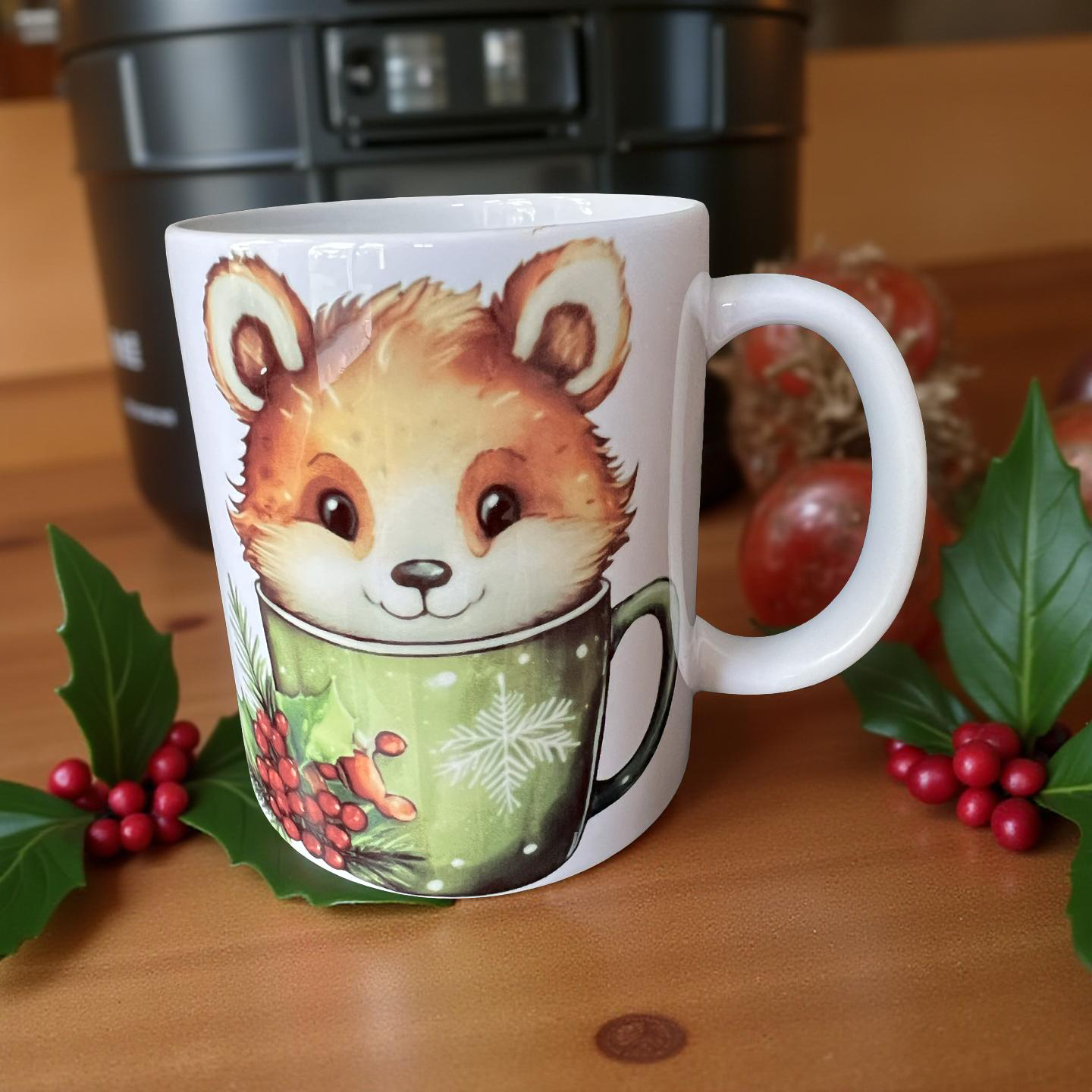 Christmas Woodland Mouse Mug