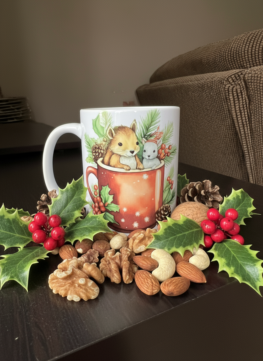 Christmas Woodland Squirrel