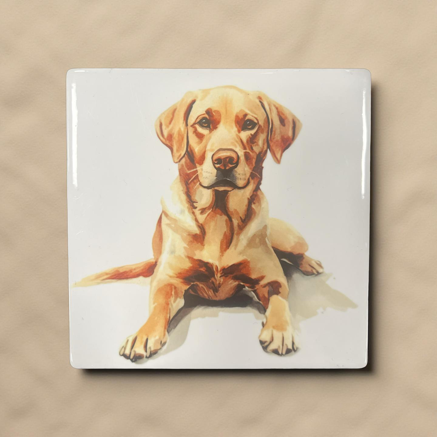 Labrador Ceramic Coaster