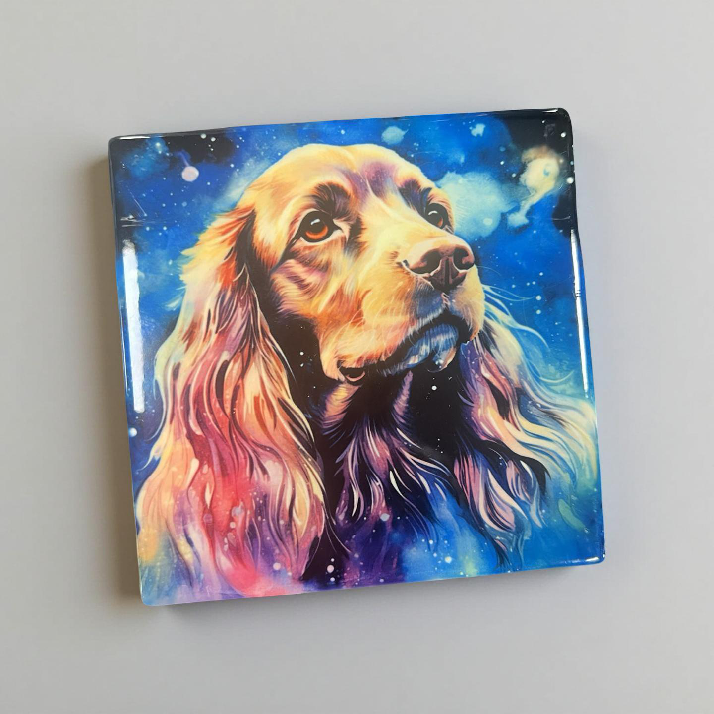 Springer Spaniel Ceramic Coaster