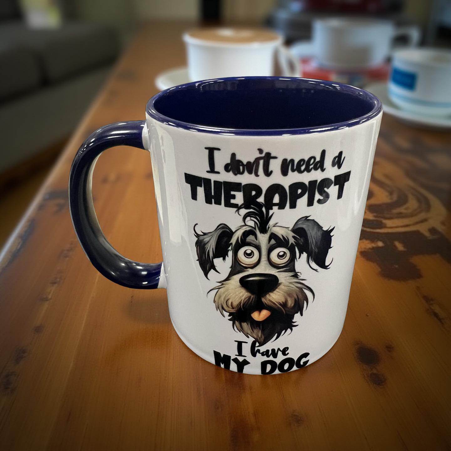 Cartoon Dog Mug Quote